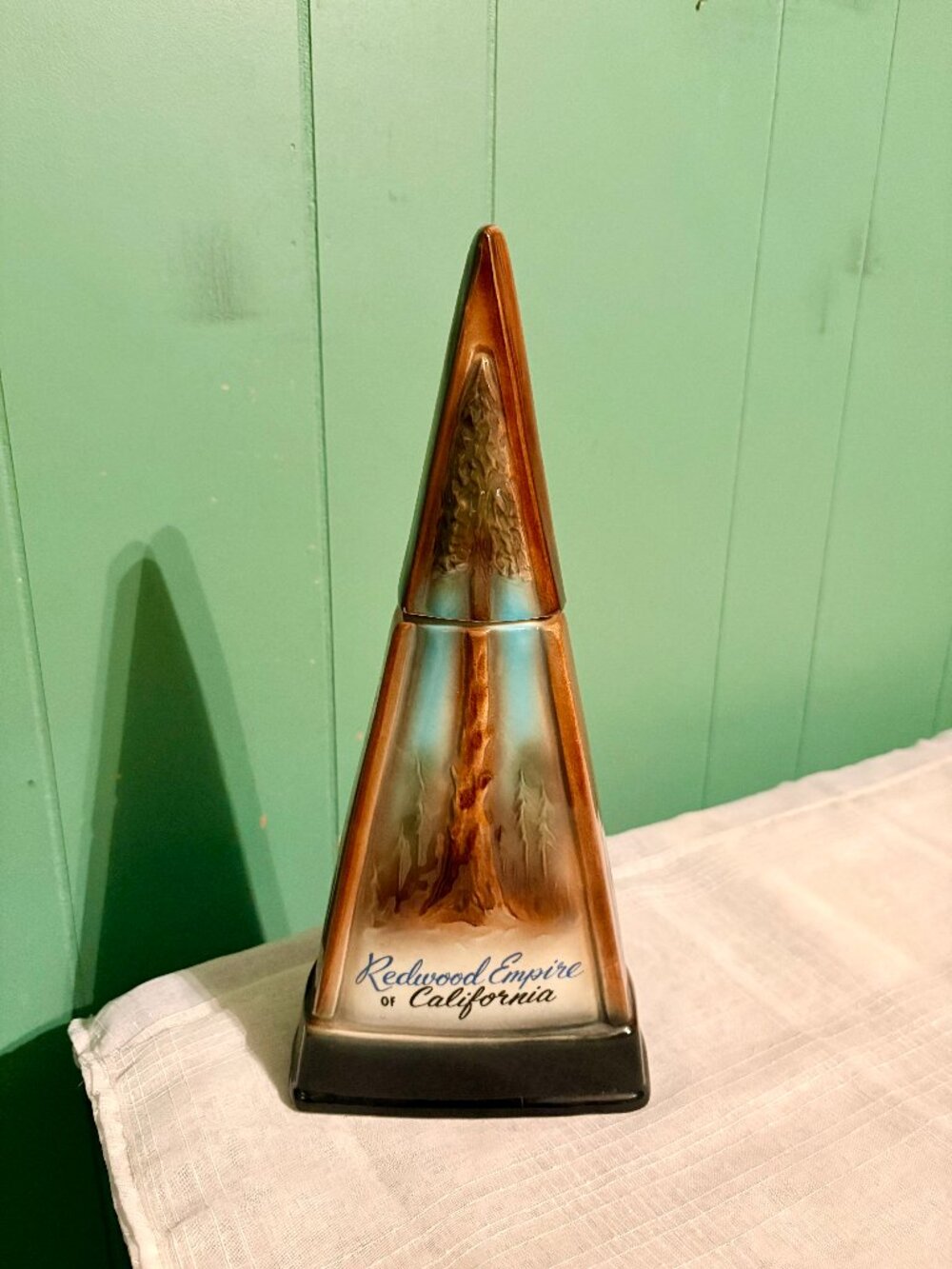 Vintage 1967 Jim Beam Redwood Empire Decanter